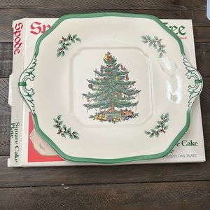 Spode Square Cake Plate